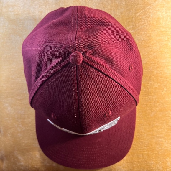 Vans Hat Drop V Low Snapback Hat Mens Skate Red - Picture 4 of 9